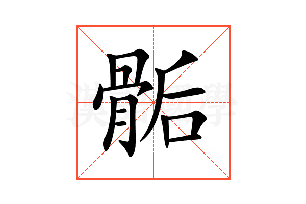 骺