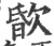 ?(印刷字体·宋·广韵)